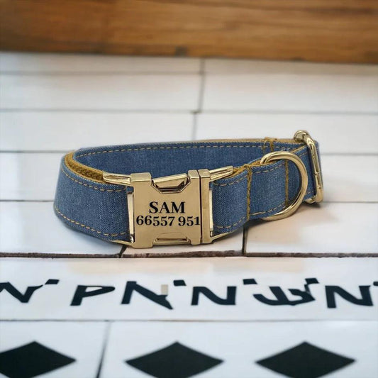 Custom dog collar with name is a must have