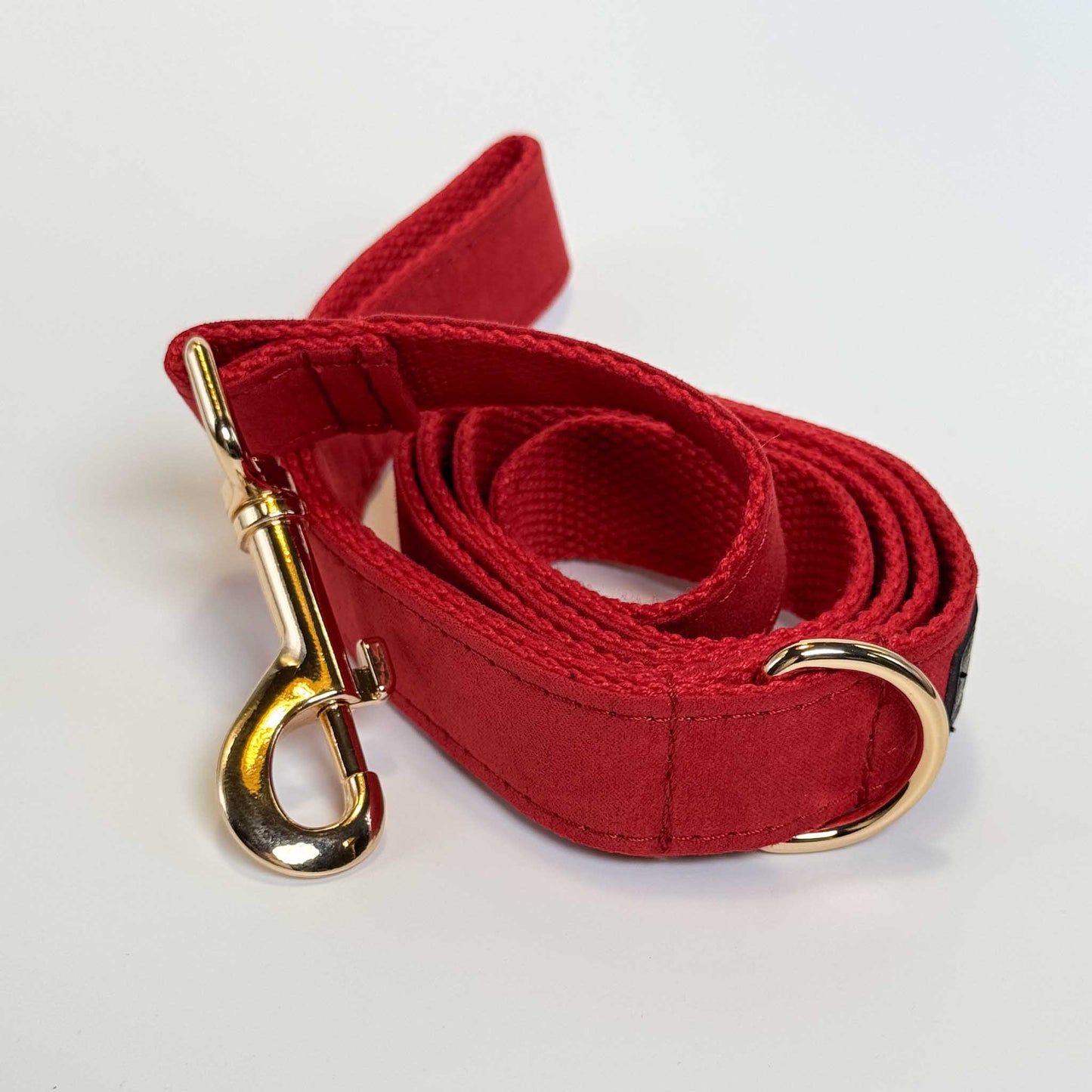 Fire Engine Red Leash - Sam and Dot