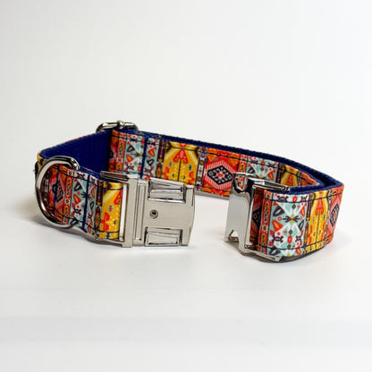 Bohemian Engraved Dog Collar - Sam and Dot