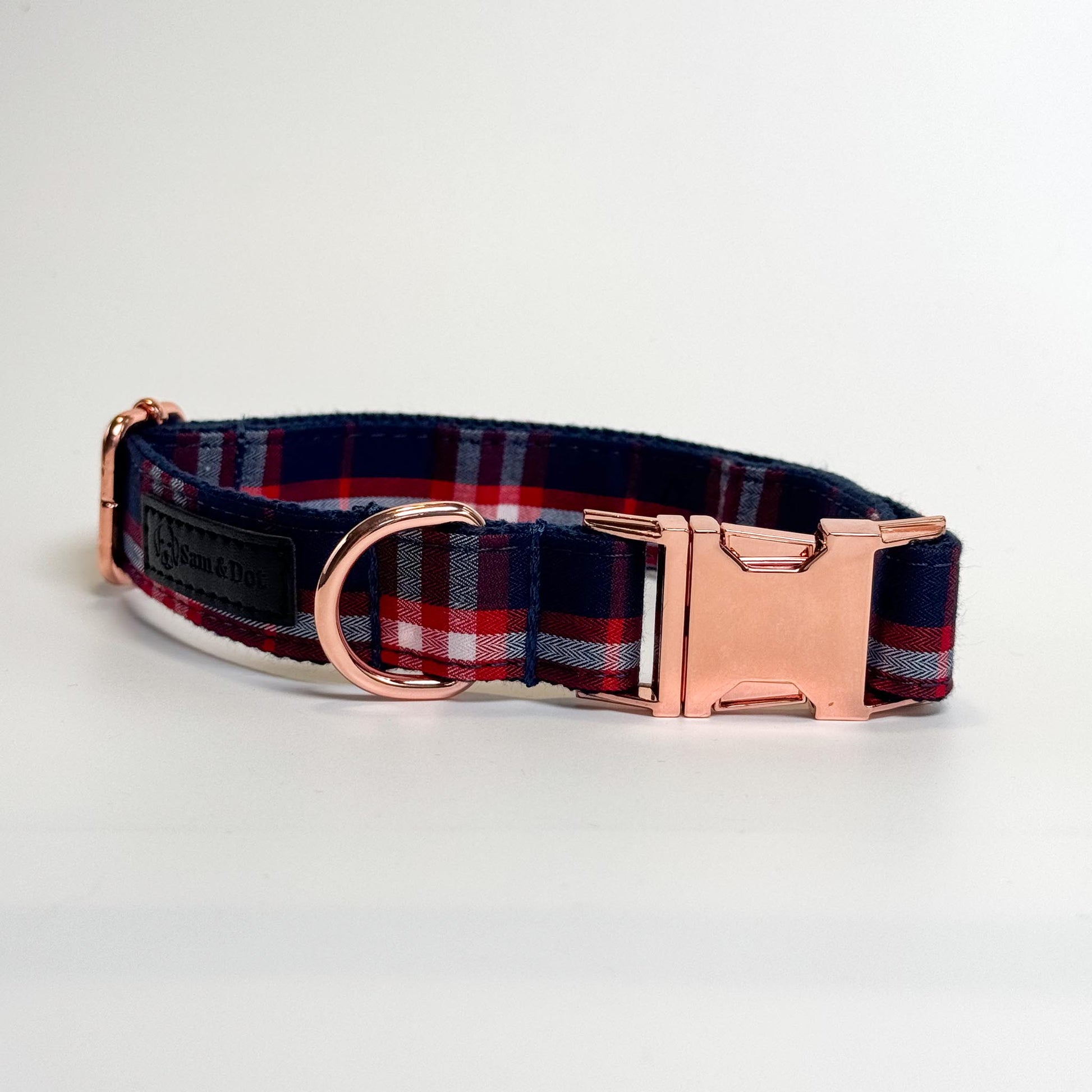 Great Scot Engraved Dog Collar - Sam and Dot