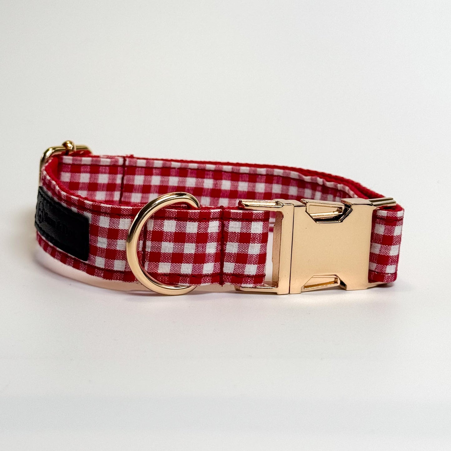 Picnic in the Park Engraved Dog Collar - Sam and Dot
