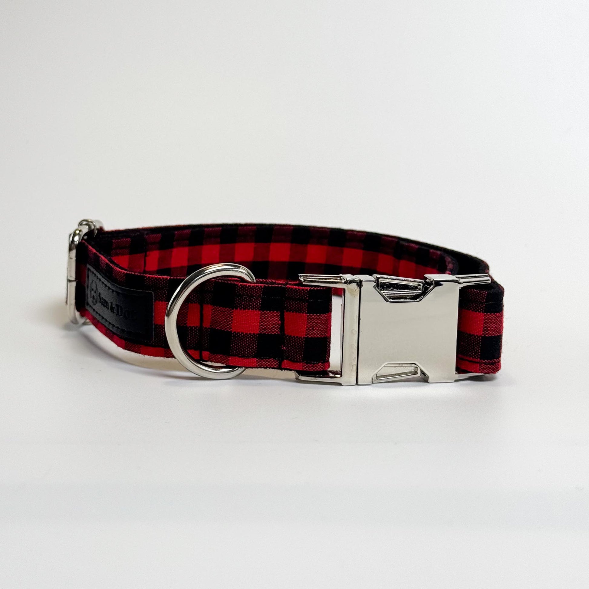 The Lumberjack Engraved Dog Collar - Sam and Dot