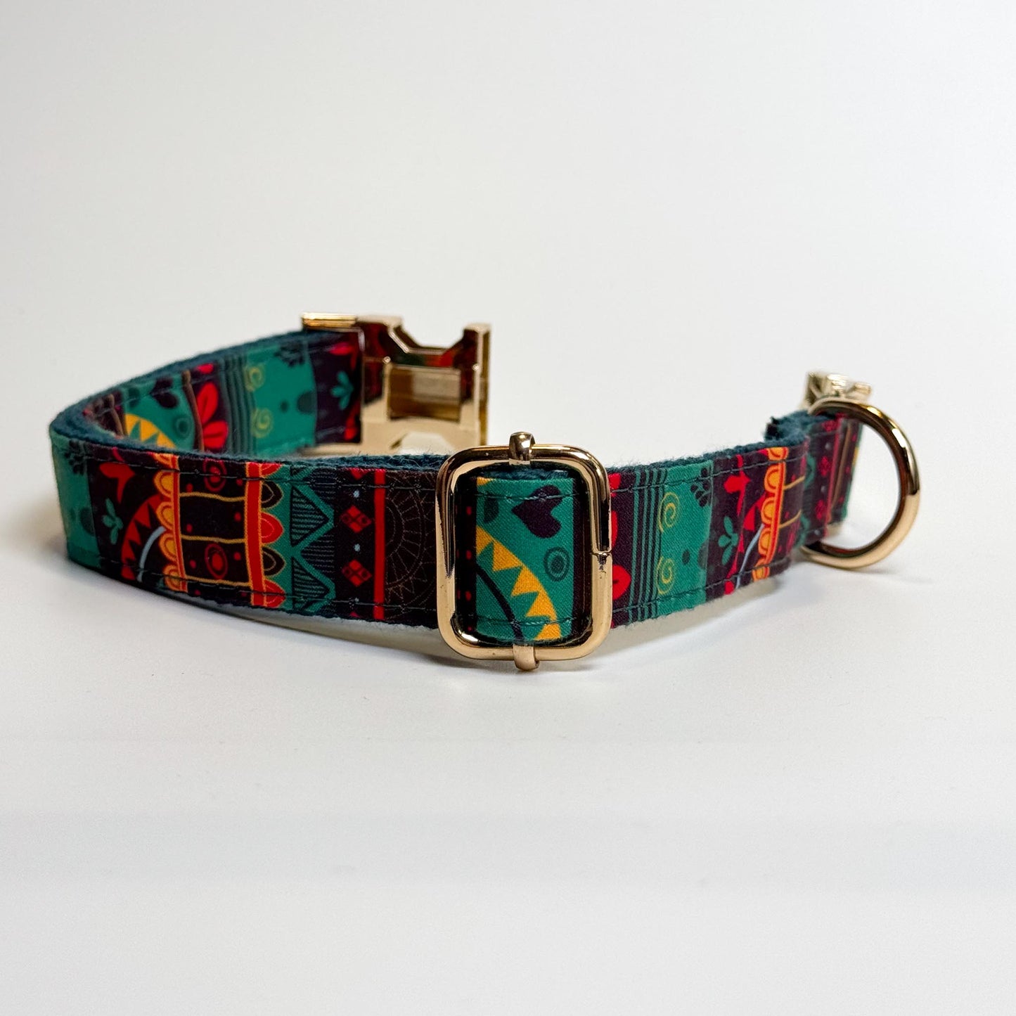 Night Forest Engraved Dog Collar - Sam and Dot