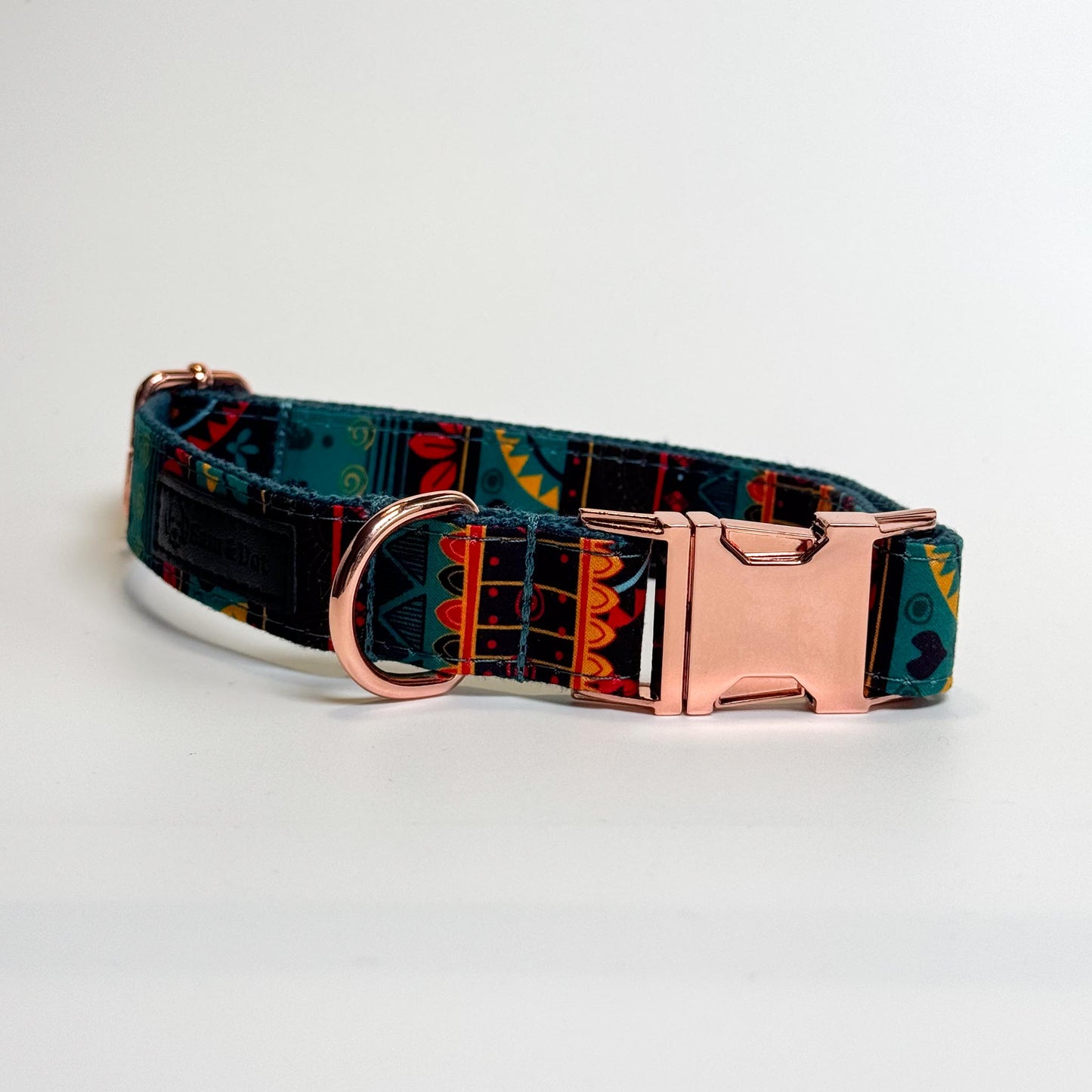 Night Forest Engraved Dog Collar - Sam and Dot