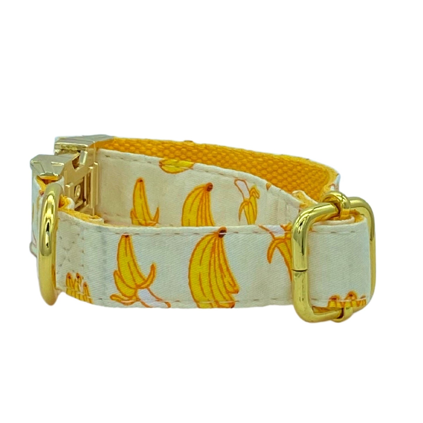 Banana's For You Engraved Dog Collar Set - Sam and Dot