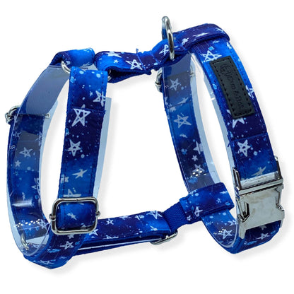 Blue Stars Customized Dog Harness - Sam and Dot