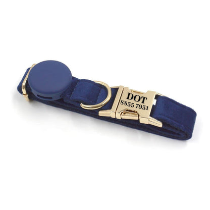 Royal Blue AirTag Holder for Dog Collars - Sam and Dot